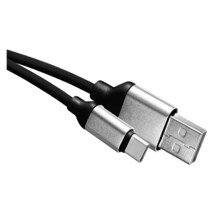 Przewód USB 2.0 wtyk A - wtyk C, 1 m czarny