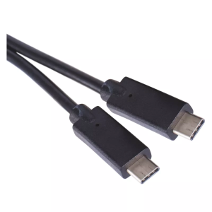 Przewód USB 3.1 wtyk C - wtyk C, 1m czarny