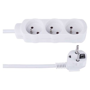 Przedłużacz elektryczny 3 gniazda 1,2m biały P0311A