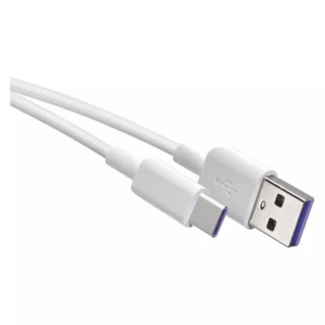 Przewód USB 2.0 USB-C ładowanie, transmisja danych 1,5m biały