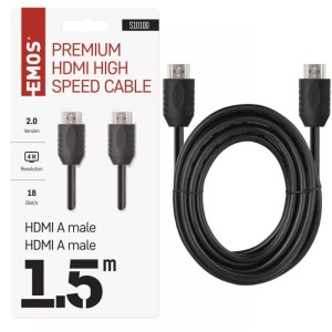 Przewód HDMI 2.0 ekranowany wtyk A 1,5m