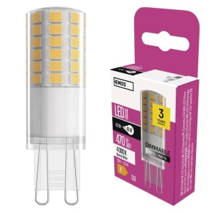 Żarówka LED G9 4,2W (40W) 470lm neutralna biel ściemnialna