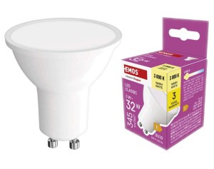 Żarówka LED GU10 3W (32 W) 345 lm  ciepła biel 3000K