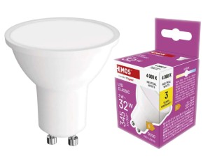 Żarówka LED GU10 3W (32 W) 345 lm  neutralna biel 4000K