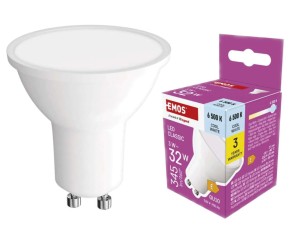 Żarówka LED GU10 3W (32W) 345 lm zimna biel 6500K