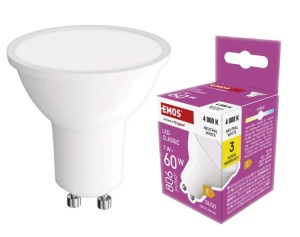 Żarówka LED GU10 7W (60W) 806lm neutralna biel 4000K