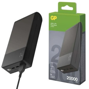 Powerbank GP M2+ Series 20 000 mAh 22,5 W USB USB-C szary