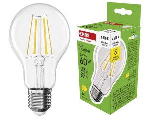Żarówka LED Filament E27 5,9W (60W) 806 lm neutralna biel 4000K