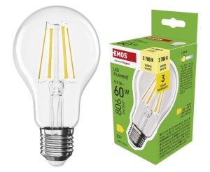 Żarówka LED Filament E27 5,9W (60W) 806 lm ciepła biel 2700K