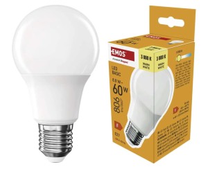 Żarówka LED E27 8,8W (60W) 806lm ciepła biel 3000K