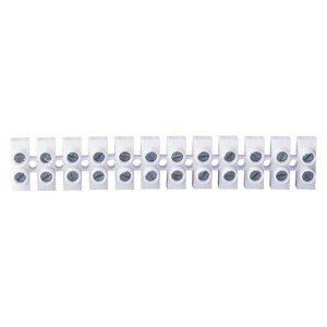 Listwa zaciskowa kostka 12×10,00 mm biała