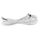 Przewód przyłączeniowy PVC OWY 3×1,5mm, 3m biały