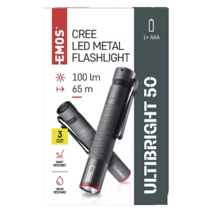 Latarka CREE LED Ultibright 50, 100lm, 1xAAA