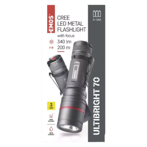 Latarka CREE LED Ultibright 70, 340lm, 3xAAA