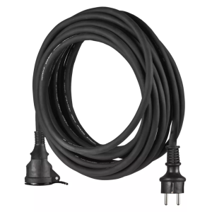Przedłużacz 1 gniazdo 10m 3× 2,5mm gumowy IP44 P01710R