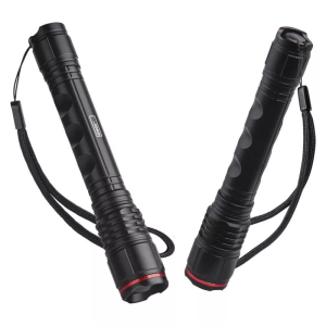 Latarka LED metalowa, 120 lm, 2× AAA z zoomem