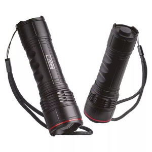 Latarka LED metalowa, 500 lm, 4× AAA z zoomem