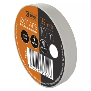 Taśma izolacyjna PVC 15mm / 10m biała