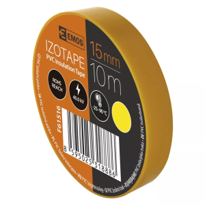 Taśma izolacyjna PVC 15mm / 10m żółta