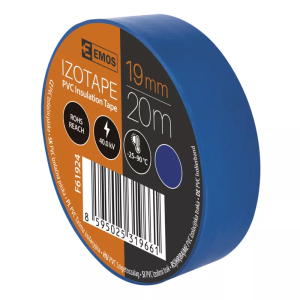 Taśma izolacyjna PVC 19mm / 20m niebieska