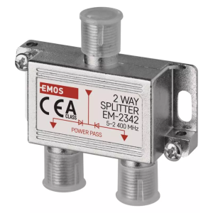 Rozgałęźnik / rozdzielacz / splitter antenowy EM2342 2x TV