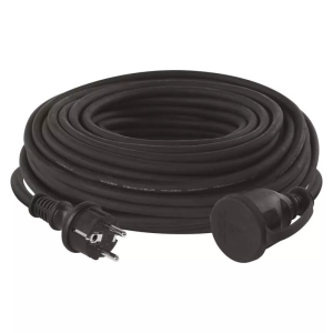 Przedłużacz 1 gniazdo 30m 3× 1,5mm gumowy IP44 P01730