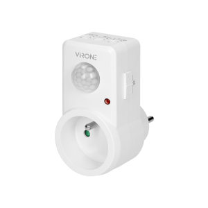 Gniazdkowy czujnik ruchu 120° IP20, 280W