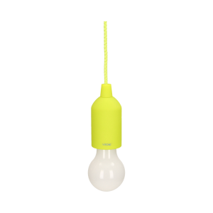 Bateryjna lampka nocna na sznurku 1W LED, 3 x AAA limonkowa