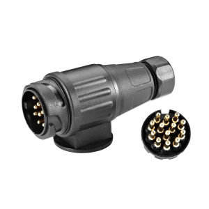 Wtyczka przyczepy tworzywo 13-pin, 12/24V