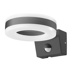 Oprawa ogrodowa HOWLIT LED z czujnikiem ruchu 20W 4000K, szara