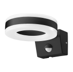 Oprawa ogrodowa HOWLIT LED z czujnikiem ruchu 20W 4000K czarna