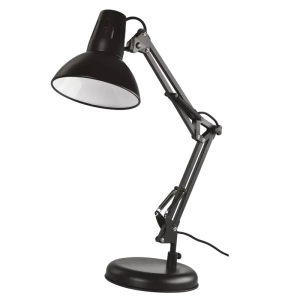 Lampka biurkowa DUSTIN czarna metalowa E27