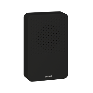 Dzwonek przewodowy jednotonowy LARK MAXI AC 230V czarny
