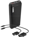 Powerbank EMOS ALPHAQ 20000 mAh czarny, microUSB + USB C