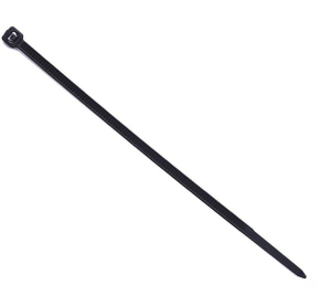 Opaska kablowa zaciskowa 2,5/150mm, 25 sztuk czarna