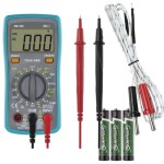 Multimetr  LCD + groty pomiarowe 200-600V MD-230