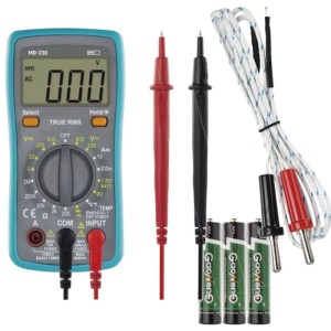 Multimetr  LCD + groty pomiarowe 200-600V MD-230