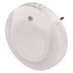 Lampka nocna LED 230V z włącznikiem i czujnikiem zmierzchu