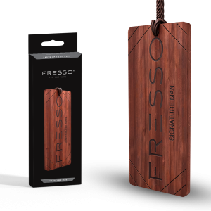 Drewniana zawieszka Signature Man FRESSO