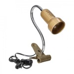 Lampa biurkowa LUKE z klipsem 40W E14 złota