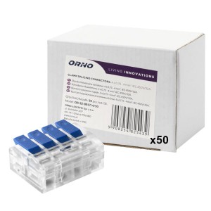 Złączka zaciskowa 4-przewodowa 0,75-4mm² 50szt.
