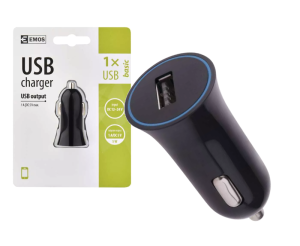 Ładowarka samochodowa USB BASIC 1A 5W