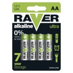 Baterie alkaliczne Raver Ultra Alkaline AA (LR6) blister 4
