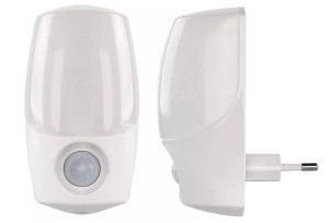 Lampka nocna LED do gniazdka  z czujnikiem ruchu i zmierzchu