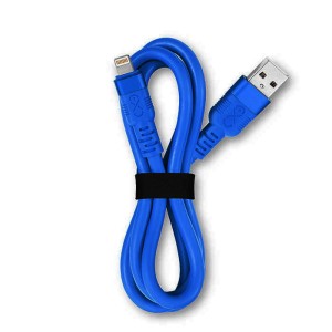 Kabel USB - LIGHTNING eXc WHIPPY Pro 90cm granat