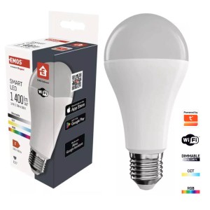 GoSmart Żarówka LED E27 14W 1 400 lm RGB ściemnialna Wi-Fi