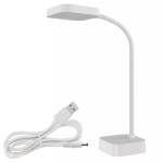 Lampa biurkowa LED EMILY z akumulatorem biała