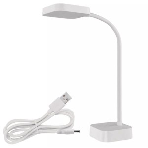 Lampa biurkowa LED EMILY z akumulatorem biała