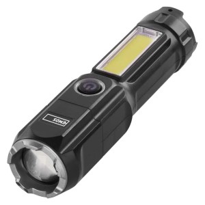 Latarka LED plastikowa 150 lm z zoomem 1200 mAh