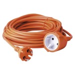 Przedłużacz ogrodowy 2×1 mm 10m pomarańczowy P01310